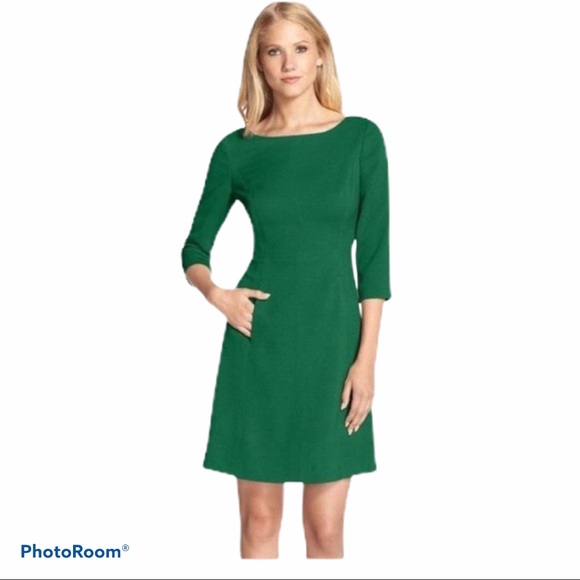 vince camuto emerald green dress